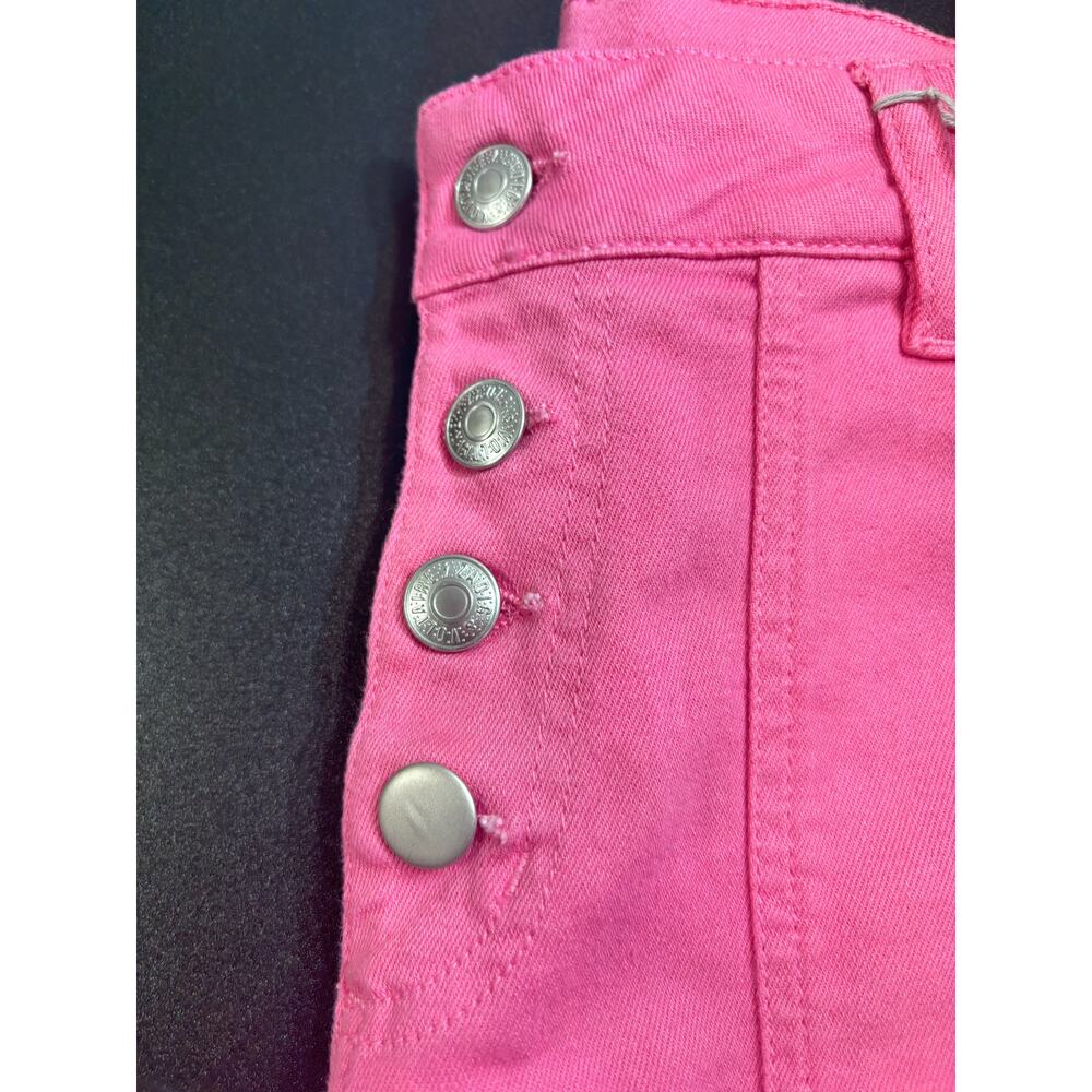 Zadig & Voltaire NWT Londa Denim Jeans Pink Size 26 Missing a button MSRP $278 - Picture 7 of 10